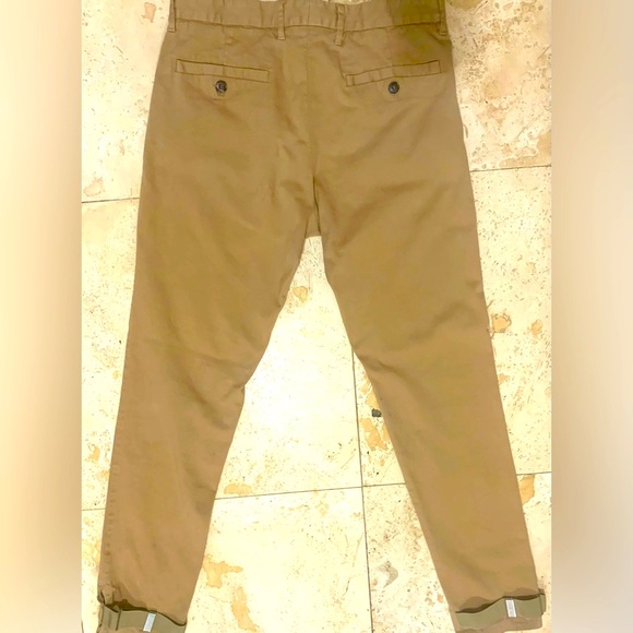 GUCCI Tan Slim Fit Button Fly Adjustable Elastic Ankles Riding Pants IT46 US 30 - Picture 2 of 8